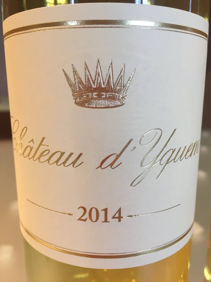 Château d’Yquem 2014 – Sauternes, Premier Grand Cru Classé  Supérieur
